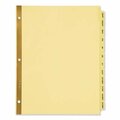 Avery Dennison Avery, Preprinted Laminated Tab Dividers W/gold Reinforced Binding Edge, 12-Tab, Letter 11307